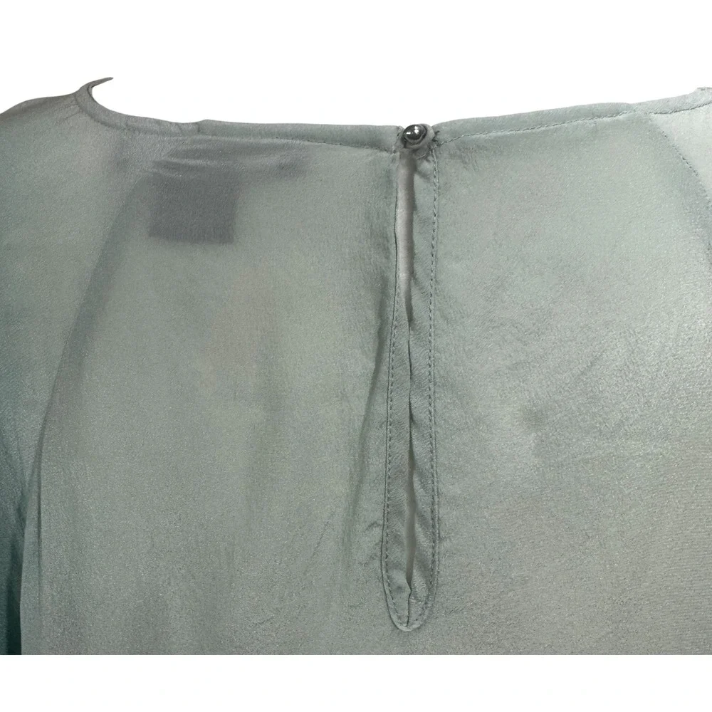 French Connection Women's Silk‎ Green Ombre Dress Shift SZ 6 - Picture 8 of 8
